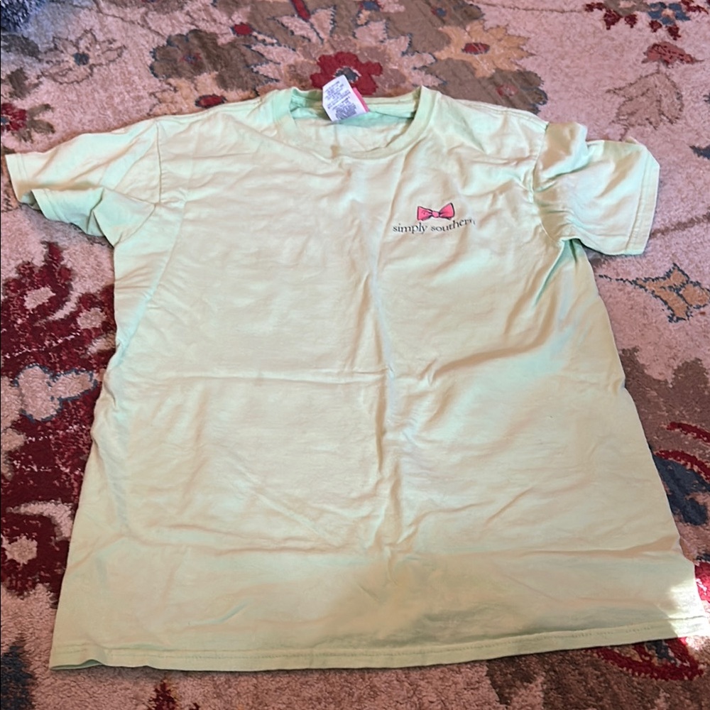 Simply Southern Green Short Sleeve Tee